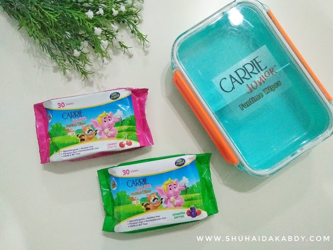 Keriangan Tanpa Henti Dengan Carrie Junior Funtime Wipes