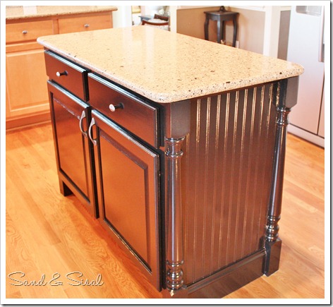 Kitchen Island Makeover After