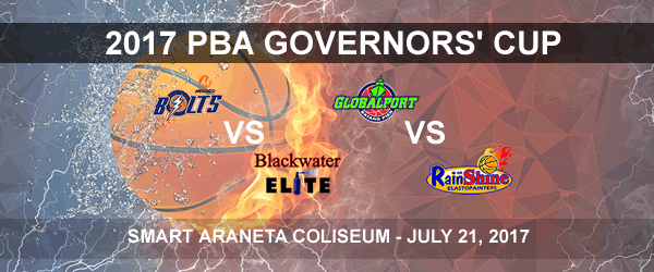 List of PBA Game(s) Friday July 21, 2017 @ Smart Araneta Coliseum