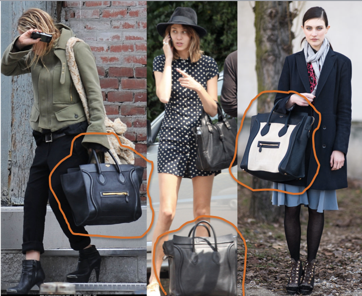 Anyone who is anyone ha a Celine luggage tote, and looks damn good wearing