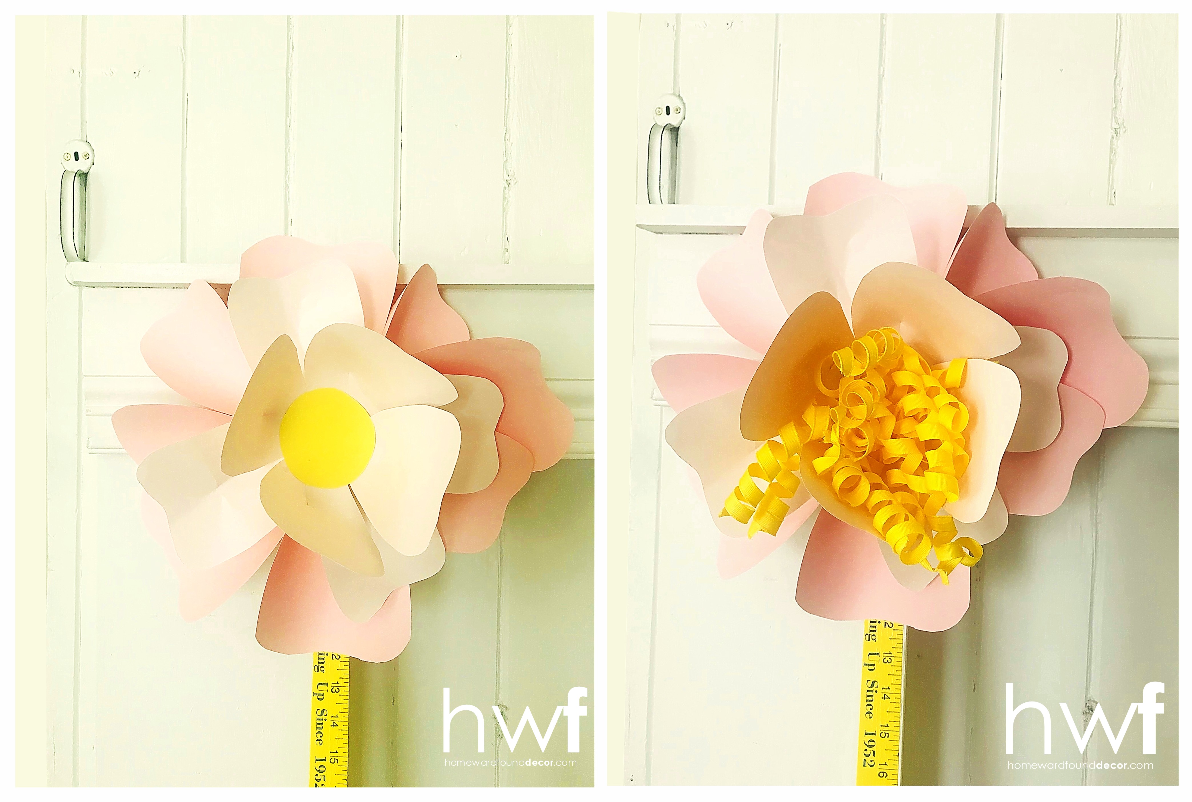 Paper Flowers Decorations Wall  Large Paper Flowers Wall Diy