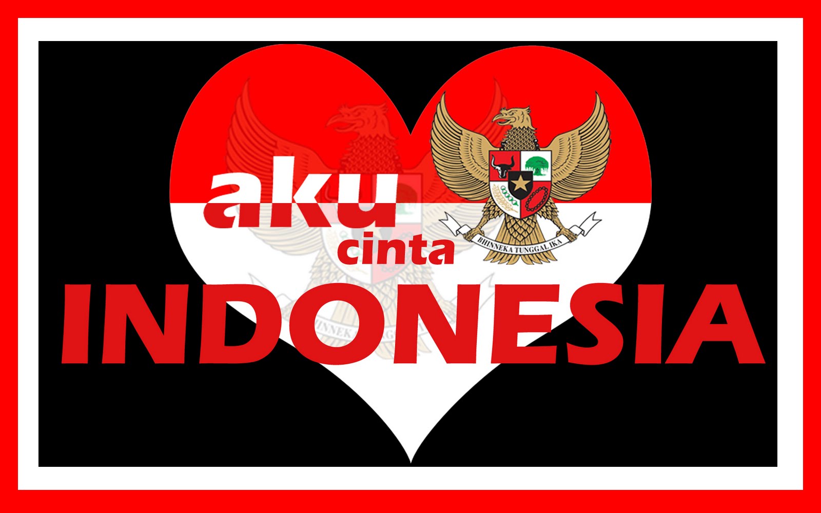 Wallpaper AKU Cinta INDONESIA