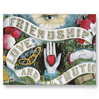 Valentine Friendship Postcards