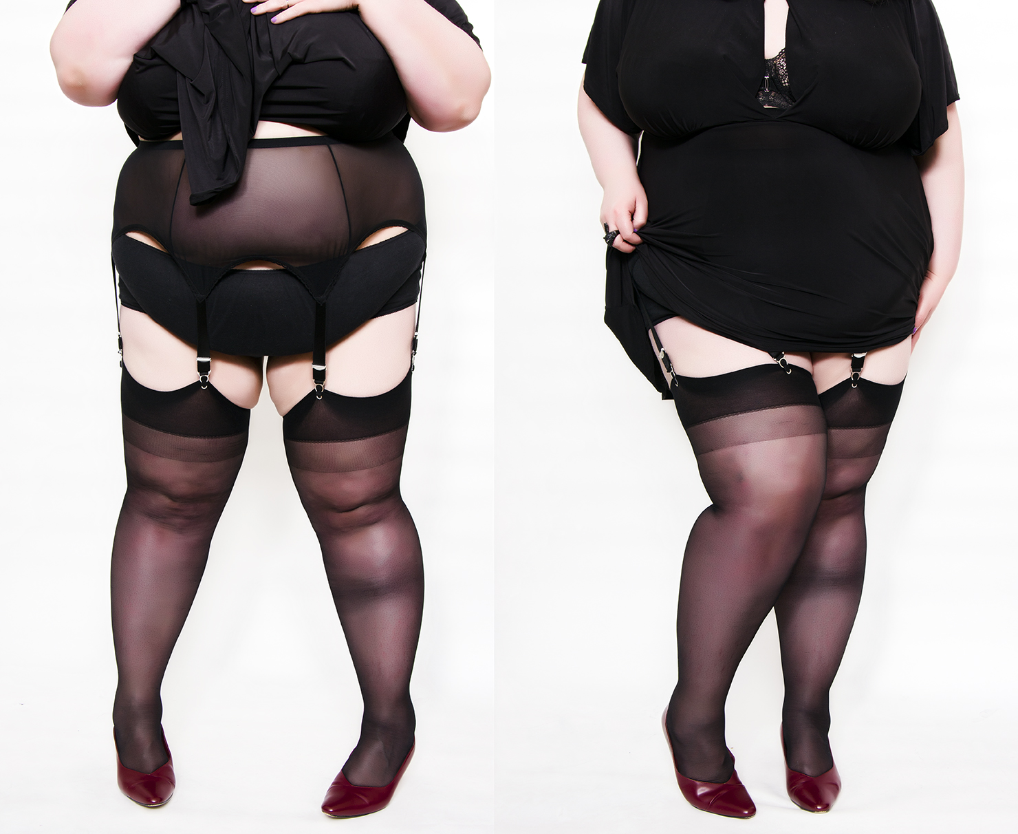 Sock It To Me - Stockings and Suspenders from The Big Tights Company