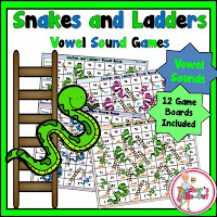  Snakes and Ladders Vowel Sounds