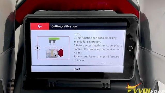 Xhorse Dolphin XP005L M5 Clamp Cutting Calibration 8