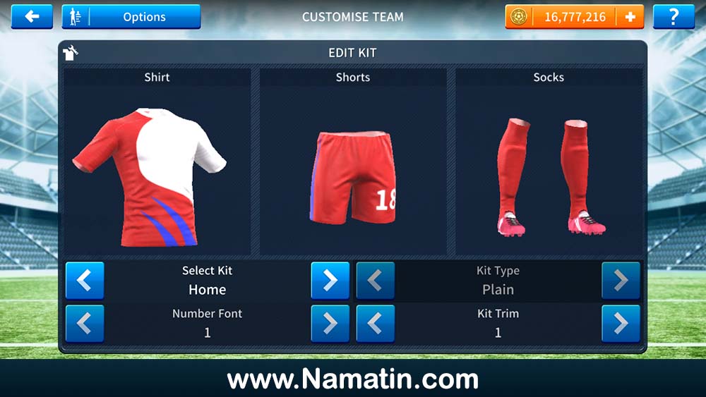 13 Kit DLS Futsal Keren  Terbaru Namatin