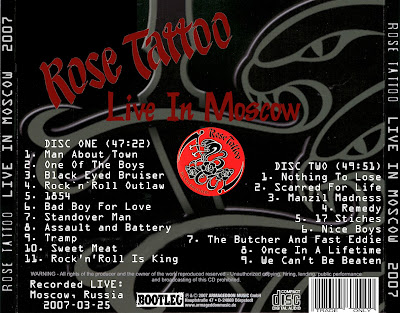 Rose Tattoo - Live In Moscow, 