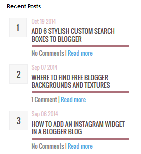 For bloggers that pride themselves on always staying up 5 Cool Recent Post Widgets for Blogger