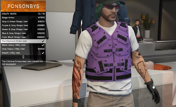 How to Unlock The Diamond Strike Vest in GTA 5 Online