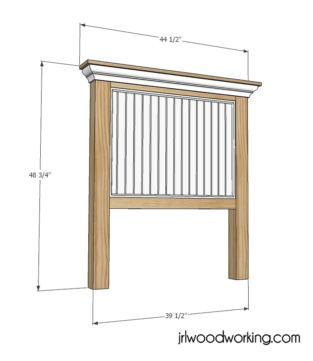 twin bookcase headboard plans free