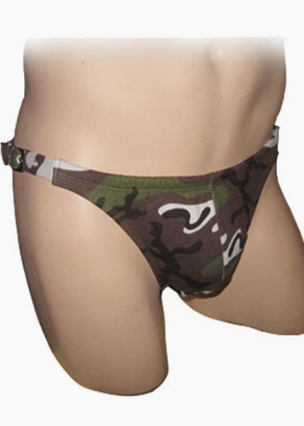 GBGB Wear Men's Underwear Jeff Bikini Camouflage