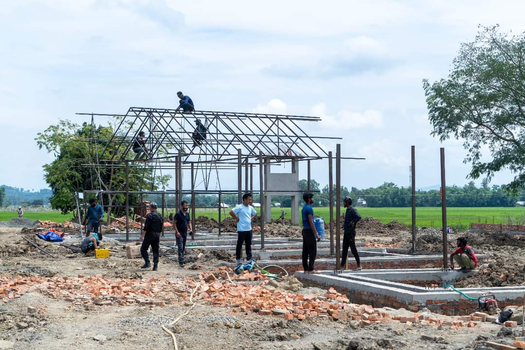 Construction of Sangai Ethnic Park Manipur