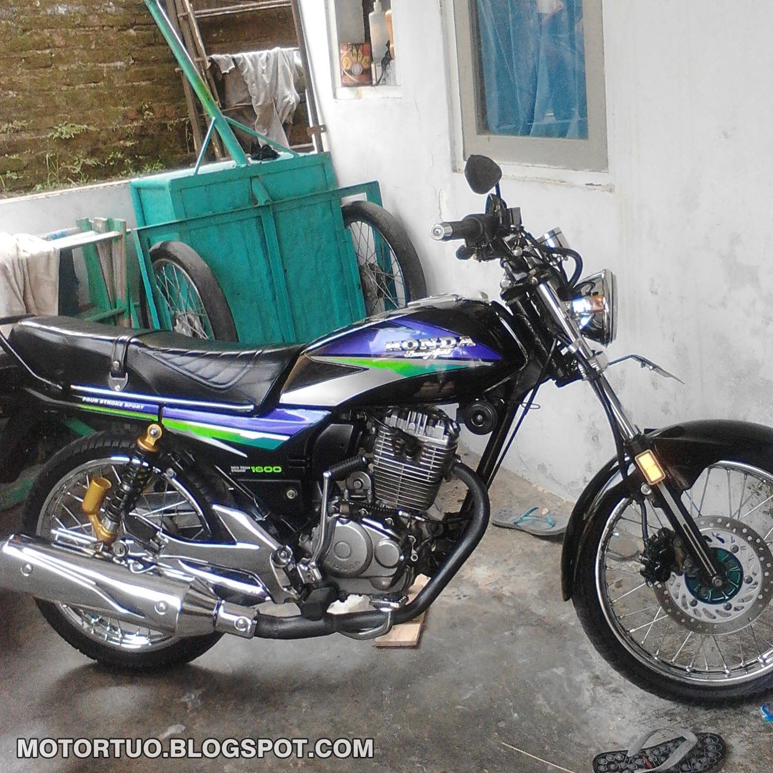 Modifikasi Honda GL  Motor Tuo