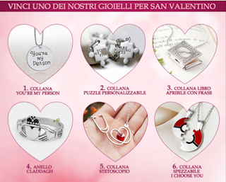 Logo Gioca e vinci gratis un gioiello per San Valentino