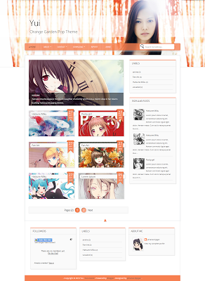 Yui Blogger Template