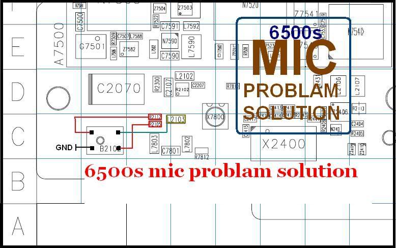 v3i mic solution. Nokia 6500s mic solution