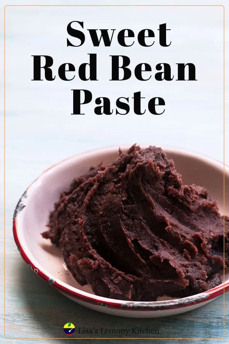 Sweet Red Bean Paste (Anko) is super easy to make from scratch, and its better than the store bought.  Let's learn how to make red bean paste, also known as adzuki beans paste. And I cooked red beans in Instant pot for convenience. This sweet red bean paste is excellent for Japanese dessert, Chinese dessert, as mooncakes' filler, for red bean paste buns or bread and pastries.