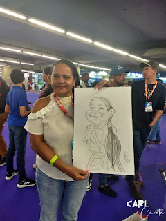 Caricaturista em Recife EXPOISP 2023