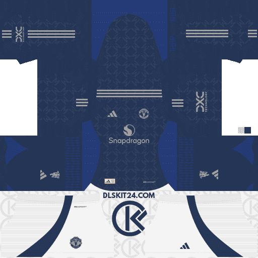 Manchester United Kits 2024-2025 Released Adidas - Dream League Soccer Kits 2025 (Away)