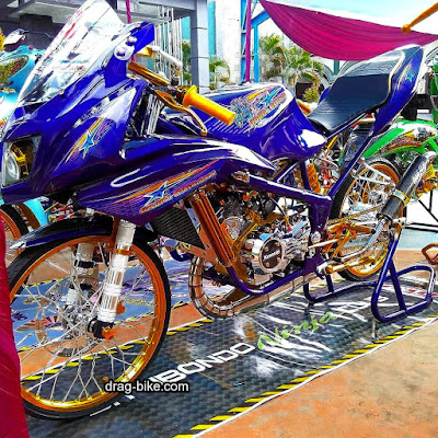 Foto Gambar Modifikasi NINJA RR Kontes Street Racing Drag Terbaik