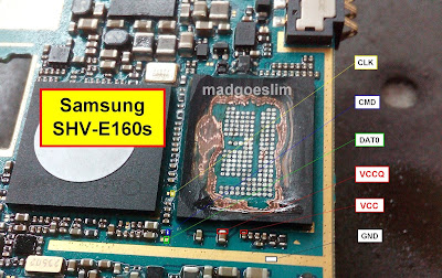 ISP PinOut Samsung SHV-E160S