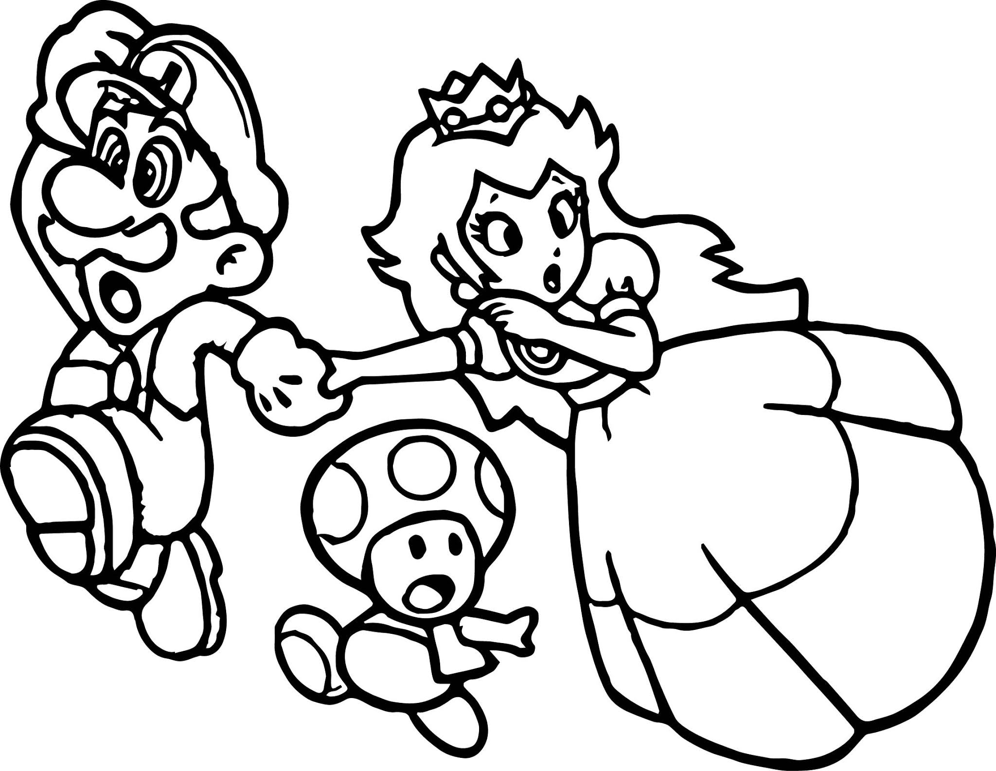 Printable Mario Yoshi Coloringages