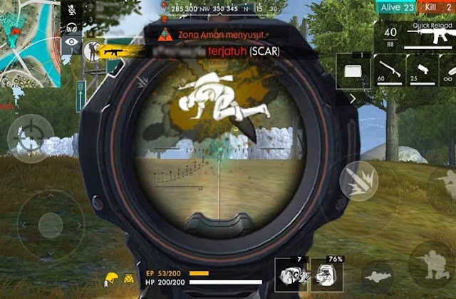 2 Cara Menembak Terbaik Game Free Fire (FF) Yang Sangat Canggih