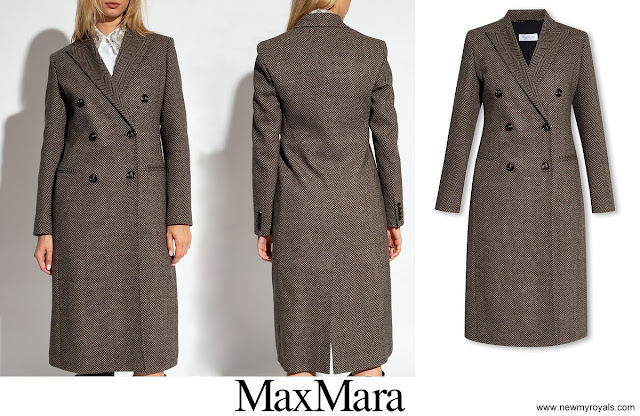 Princess Charlene wore Max Mara Kassel cashmere coat