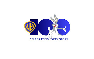 Logo dos 100 anos da Warner Discovery com Pernalonga