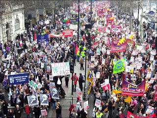 2022 unions protest uk