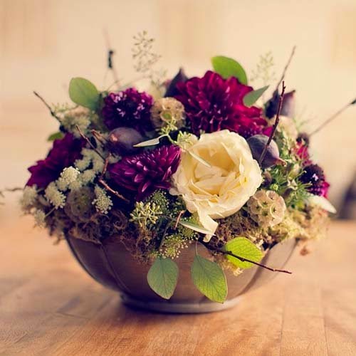 2014 Beautiful Fall Wedding Centerpieces by Azalea Floral Design