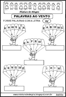 Alfabetização, formação de palavras