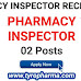 Application invited for the post of Pharmacy Inspector