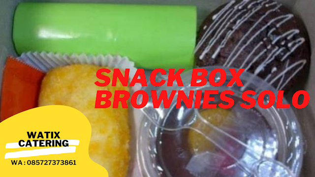 snack box brownies solo
