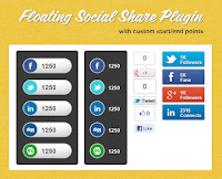 Hướng dẫn tạo Floating Social Bookmark trượt đẹp cho Blogspot