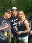 Benji Madden & Joel Madden & Jenn (fan of street team)