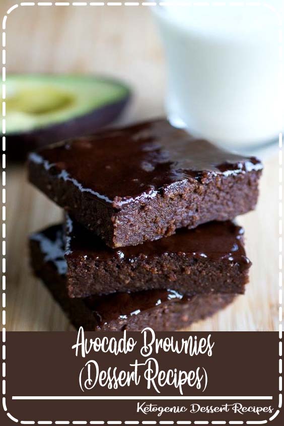 A recipe for homemade fudgy avocado brownies. These brownies are gluten free.