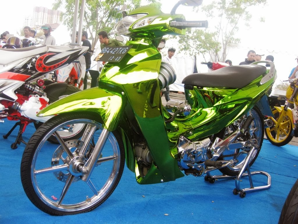 6 Modifikasi Motor Karisma Berbagai Gaya - Variasi Motor 