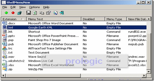 Shell Menu New - prologic