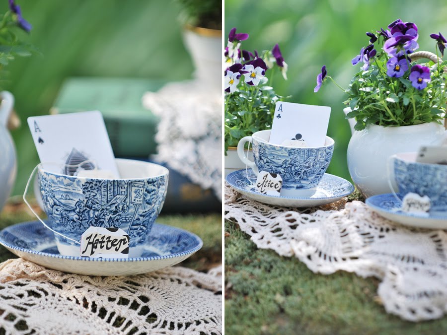 DIY Flower Teacup Centerpieces