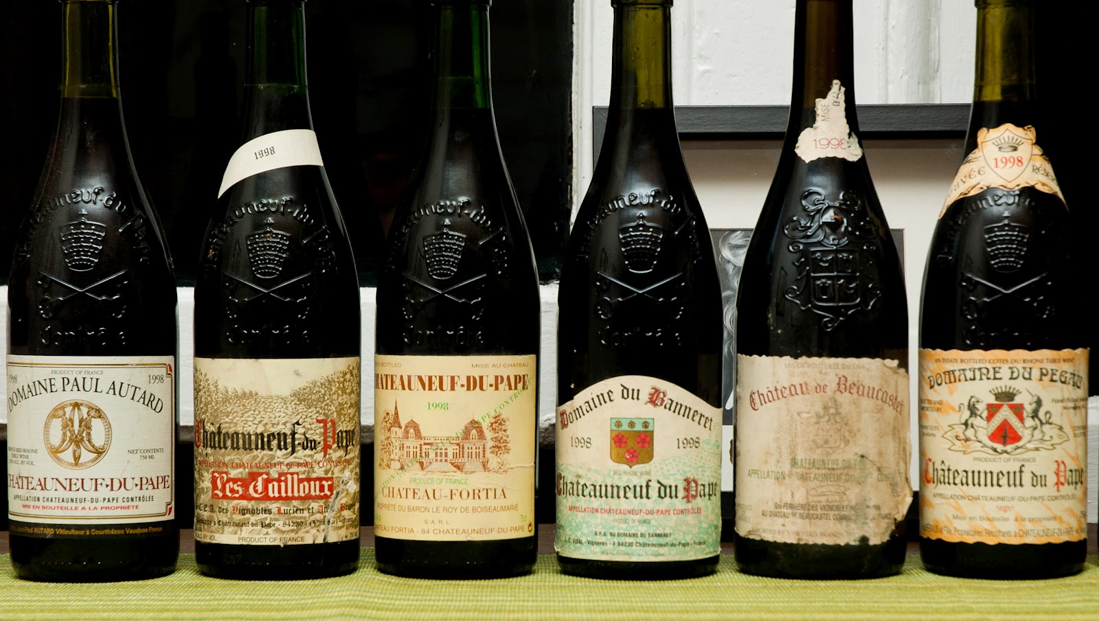 The V I P Table 1998 Chateauneuf Du Pape Past The Aging Curve