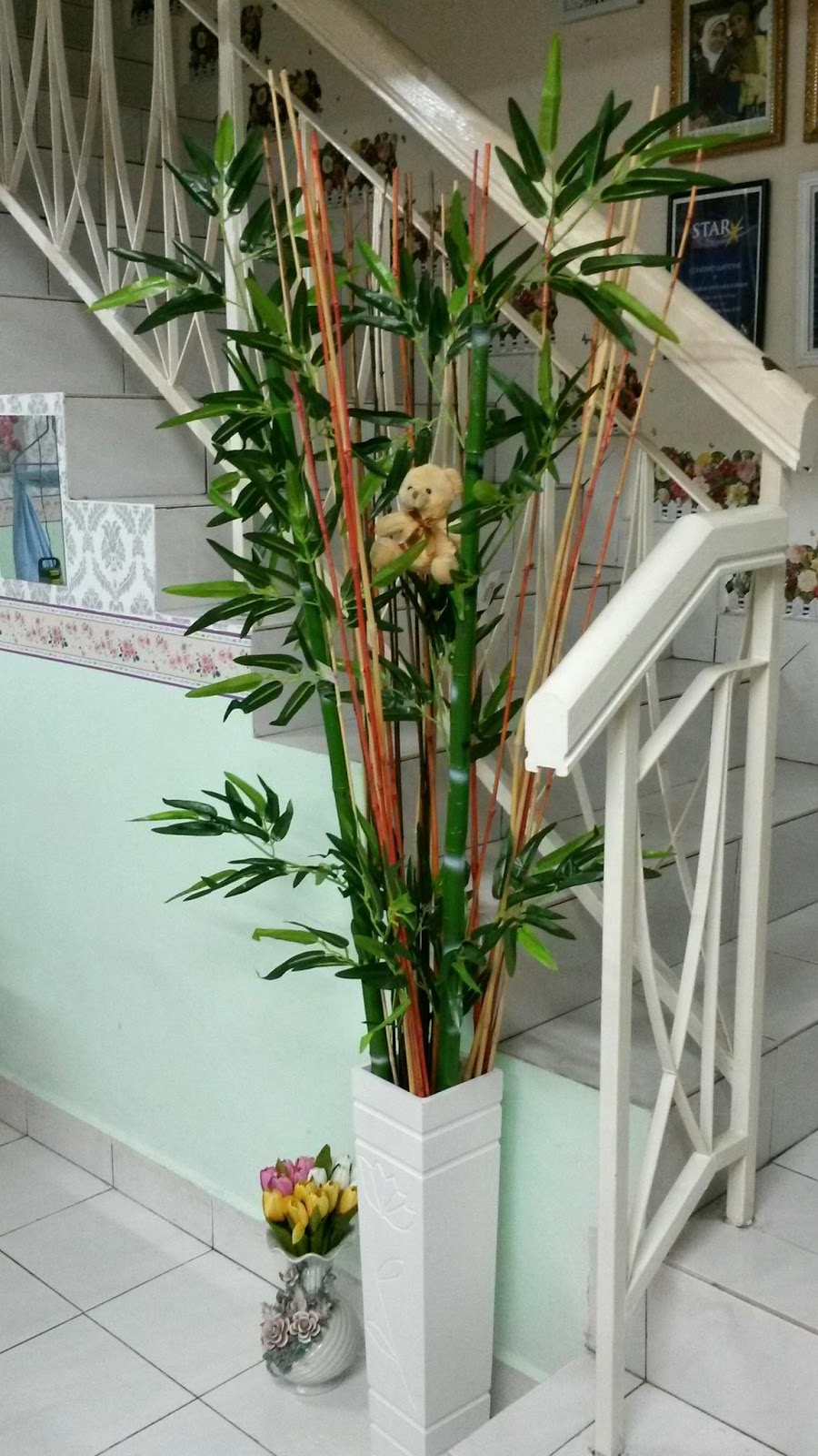 DIY POKOK BULUH HIASAN DALAM RUMAH  MAMA MASZULL 