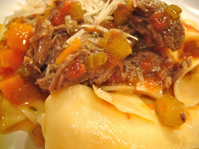 Pot roast pappardelle