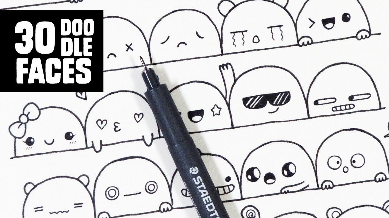 13 Tutorial Menggambar Doodle Art Sederhana Untuk Pemula Lincung