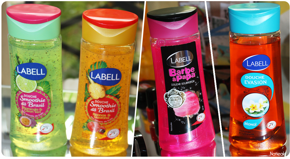 Labell smoothie do Brazill, barbapapa et Monoi douche evasion