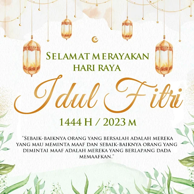 Gambar Ucapan Idul Fitri 2023