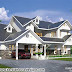 2900 sq-ft 4 bedroom sloping roof house rendering