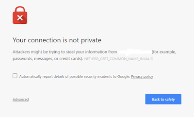 Connection-not-private-error