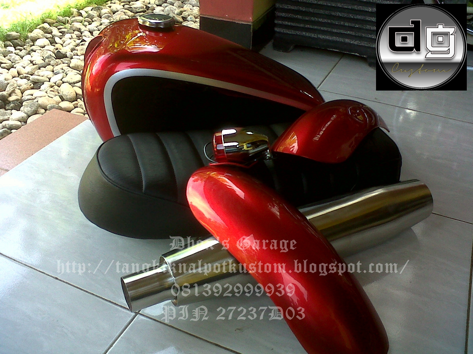 Tangki Knalpot Kustom Tangki Knalpot Dan Jok Kustom Japstyle